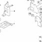 Soporte para cables para BMW Serie 3 E36, Serie 5 E34, E39, Serie 7 E32, E38, X5 E53, Z8 E52 (OEM 61138353135). Original BMW