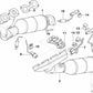 Sonda lambda gris para BMW E60, E61, E63, E64, E65, E66 (OEM 11787539124). Original BMW.