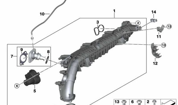 Unidad de ajuste (Verstelleinheit) OEM 11618575534 para BMW E81, E82, E87, E88, E90, E91, E92, E93, G20, G21, E60, E61, F07, F10, F11, G30, G31, G32, F01, F02, G11, G12, G14, G15, G16, E84, E83, G01, G02, E70, G05, E71, G06, G07. Original BMW.