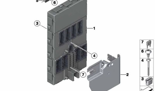 Dehnmutter für BMW 1er F20, F21, 2er F22, F23, F87, 3er F30, F31, F34, F35, F80, 4er F32, F33, F36, F82, F83 (OEM 07149251437). Original BMW