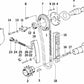 Guía de cadena de distribución OEM 11311253236 para BMW E21, E30, E12, E28, E34, E24, E23, E32. Original BMW.