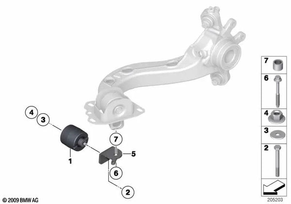 Soporte derecho para BMW E89 (OEM 33306792498). Original BMW.