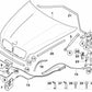 Bowdenzugabdeckung vorne hinten für BMW X5 E70, E70N X6 Serie E71, E72 (OEM 51237184452). Original BMW.