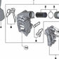 Heat exchanger OEM 11428510856 for BMW F30, F31, F34, F32, F33, F36, F07, F10, F11, F06, F12, F13, F01, F02, F25, F26, E70, F15, E71, F16. Original BMW.