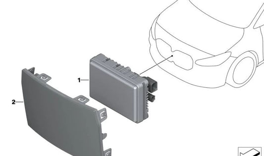 Radom para BMW Serie 2 U06, X1 U11 (OEM 66315A076D3). Original BMW