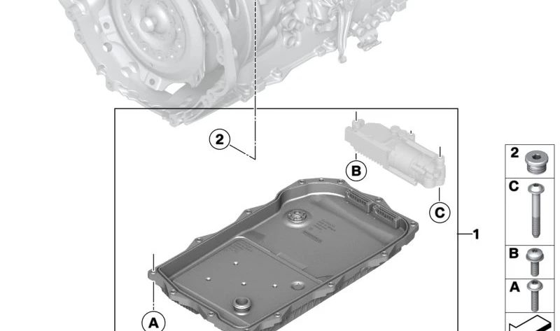 Kit de reparación para bomba de aceite eléctrica para BMW G42, G20, G21, G22, G23, G26, G30, G31, G32N, G01, G02, G05, G18, G06, G07 (OEM 24348743465). Original BMW