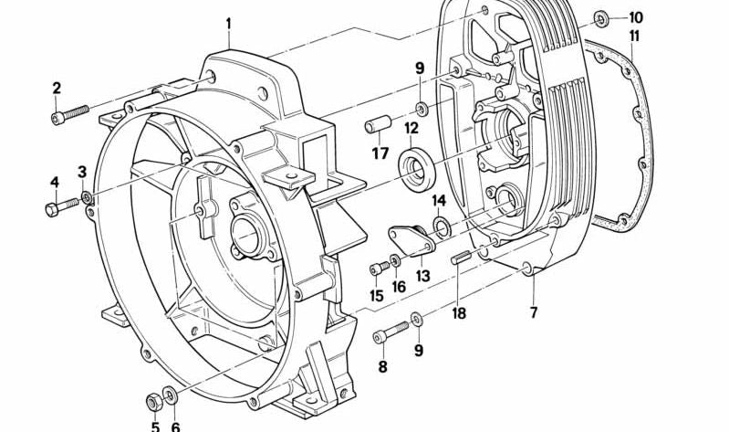 Tuerca para BMW E65, E66, R248 (OEM 11141252311). Original BMW.