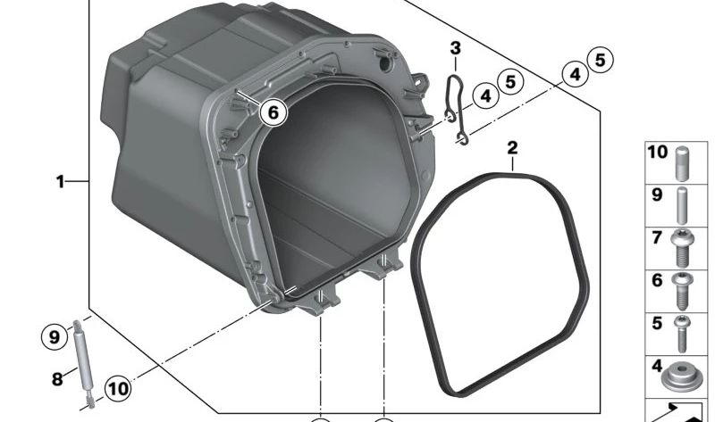 INNENTORX VIS OEM 13717555679 pour BMW {E82, E88, F20, F21, F22, F23, F87, E90, E91, E92, E93, F30, F31 , E60, E60, E60, E60, E60, E6 F07, F10, F11, F18, G30, F06, F12, F13, E65, E66, F01, F02, F04, G11, G12, E84, F25, G01,