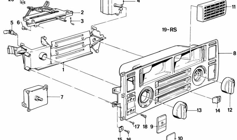 Transmission Board OEM 26111225660 für BMW E24, E28, E30, E34, E36, Z3. Original BMW.