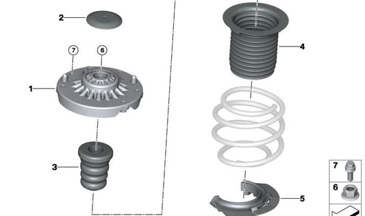 Support Support Support Support Support Support Support per BMW (F21, F22, F23, F30, F31, F32, F33, F34, F36, F80, F82, F83). BMW originale.