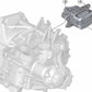 Suporte de transmissão OEM 22316853445 para BMW F40, F44, F45, F46, F48, F39, F55, F56, F57, F54, F60. BMW original.