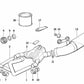 Abrazadera de tensión derecha para BMW F07, F10, F11, F06, F12, F13, F01N, F02N (OEM 18211457664). Original BMW.