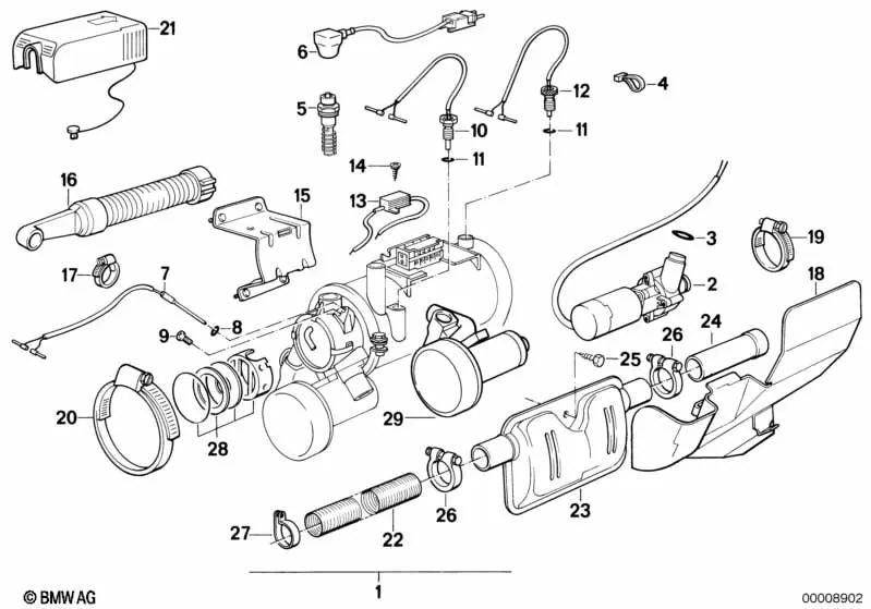 Junta Tórica para BMW E34, E32, E31 (OEM 64121378887). Original BMW