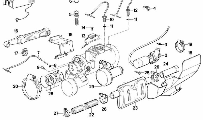 Vela de incandescencia para BMW E34, E32, E31 (OEM 64211378883). Original BMW