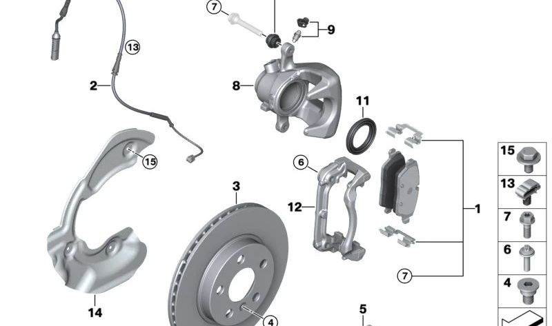 Guardabarros derecho OEM 34116799328 para BMW i3 (I01). Original BMW.