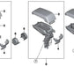 Tapa apoyabrazos central OEM 51169330947 para BMW i3 (I01). Original BMW.