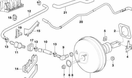 OEM 34301164910 Anti -repell valve for BMW E38. Original BMW.