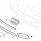 Rejilla abierta derecha para BMW X5 E70, X6 E71 (OEM 51117205578). Original BMW