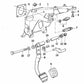 Cubierta de pedal para BMW Serie 3 E30, Serie 5 E28, E34, Serie 6 E24, Serie 7 E23, E32, Serie 8 E31 (OEM 35211113906). Original BMW