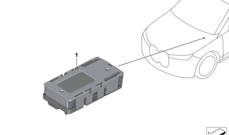 Distribuidor de corriente para BMW i I20 (OEM 61355A49B74). Original BMW