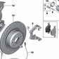 Sensor de desgaste de pastillas de freno OEM 34356792571 para BMW E70, E71, F15, F16, F85, F86. Original BMW