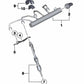 Riel de alta presión para BMW F20, F21, F22, F23, F30, F31, F34, F35, F32, F33, F36, F07, F10, F11, F18, E84, F25, F26, F15, F16, E89 (OEM 13537585411). Original BMW