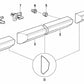 Moule de porte arrière droite 51131952896 pour BMW E30. BMW d'origine.