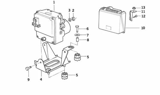 Unidad de control ABS para BMW Serie 5 E34 (OEM 34521162504). Original BMW