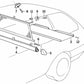 Gancho de suspensión derecho para BMW E30 (OEM 51471947486). Original BMW