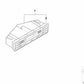 Panel de Control de Climatización Automática AUC para BMW E46 (OEM 64116956319). Original BMW