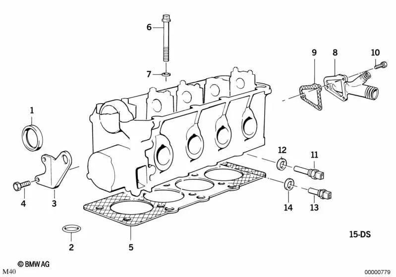 O-Ring for BMW E30, E36, E34 (OEM 11141721904). Genuine BMW.