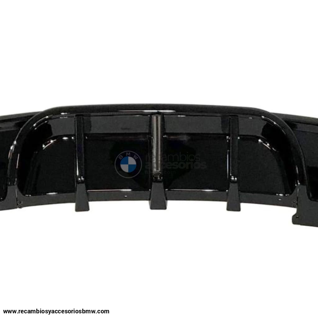 Difusor Trasero Bmw E82 / E88 Look M Performance Brillante Negro Luz De Freno Led Trasero