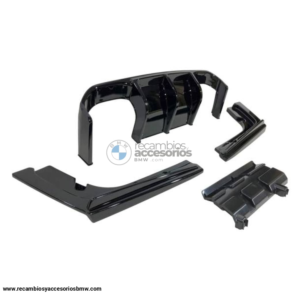 Difusor Trasero Bmw F30 / F31 Look M3 Brillante Negro Trasero