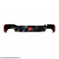 Difusor Trasero Bmw G30 / G31 Look M5 Cs Negro Brillante Trasero