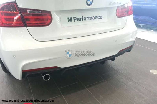 Difusor Trasero Negro Mate M Performance Para Bmw F30 F31. Original Recambios