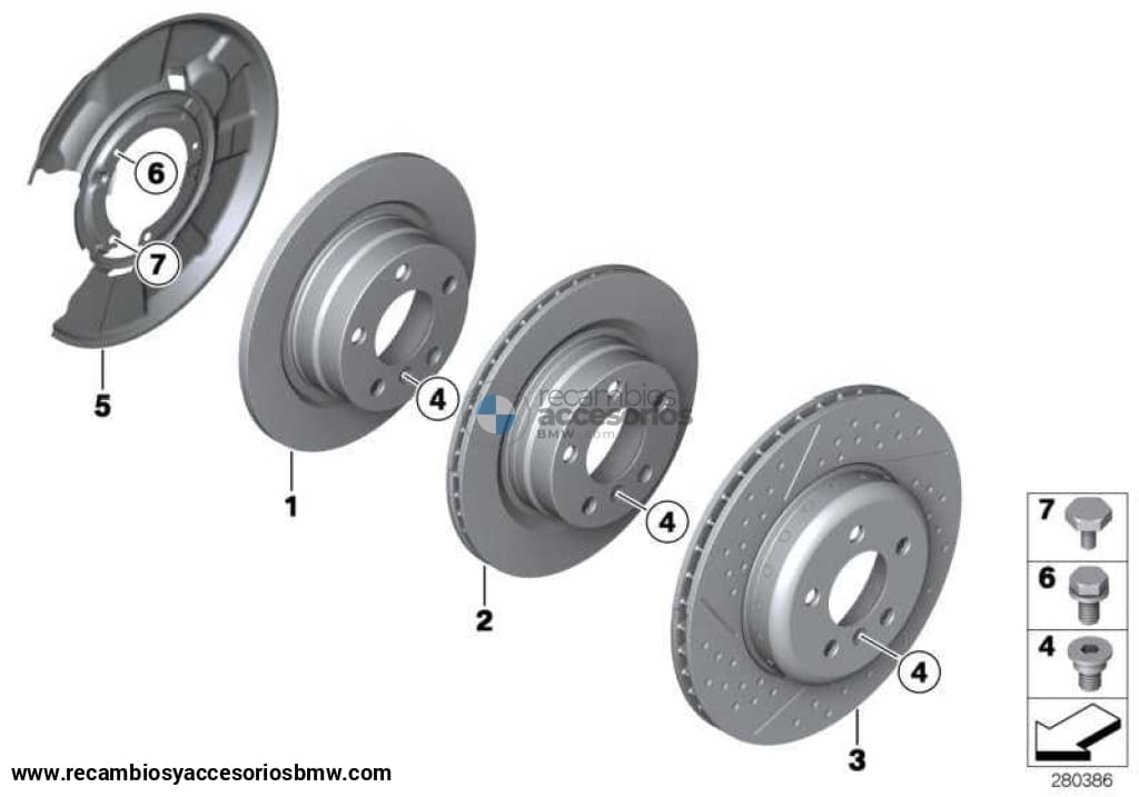 Disco De Freno Ventilado 300X20 Para Bmw F20 F30 . Original Recambios