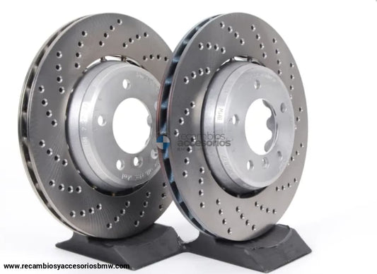 Discos De Freno Performance Delanteros Perforados Y Homologados Para Bmw Serie 3 E46. Original