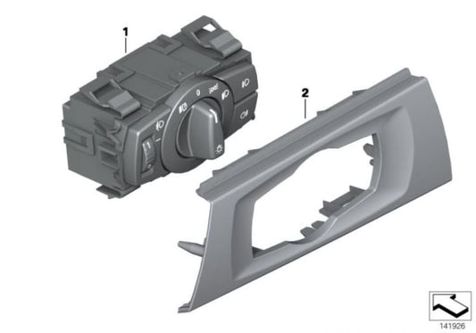 Dispositivo De Mando Luz Para Bmw E8X E9X. Original Recambios