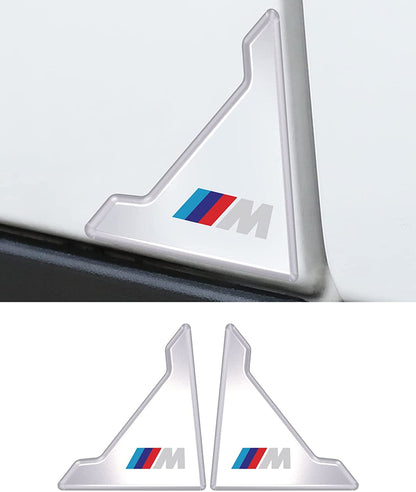 Protector Canto Esquinas Puerta Silicona Transparente Con Pegatina ///M Y Bmw Para