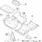 17mm Abflussabdeckung OEM 51478243737 für BMW E46, E63, E64, E83, E53. Original BMW.