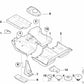 Drehverschluss 17mm para BMW E46, E53 (OEM 51478243738). Original BMW