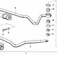 Soporte de Montaje Trasero para BMW Serie 3 E21 (OEM 33551114510). Original BMW