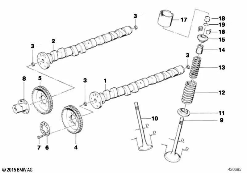 BMW E46, F30, F80 (OEM 11341314766). Original BMW