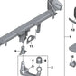 Unidad de control del enganche para remolque para BMW F40, F44, G42, G21, G22, G23, G01, G05, G06 (OEM 63115A056D0). Original BMW