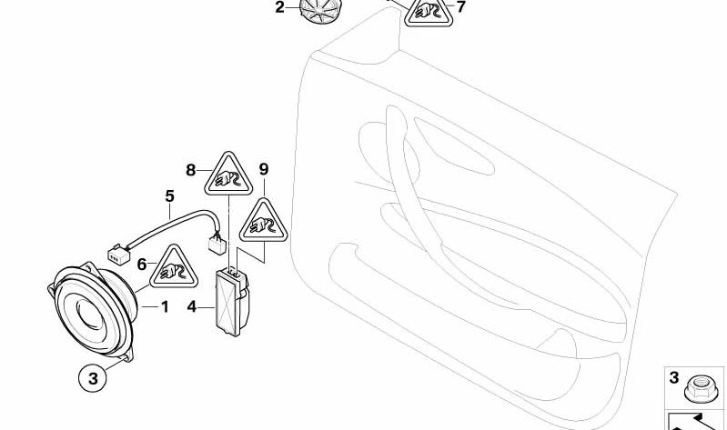 Cable Connection for BMW 3 Series E92, E93 (OEM 65137839853). Original BMW