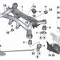 Soporte de goma delantero para BMW Serie 1 F20, F21; Serie 2 F22, F23; Serie 3 F30, F31, F34, F35; Serie 4 F32, F33, F36 (OEM 33316792513). Original BMW