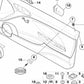 Cubierta de consola central OEM 51418257287 para BMW E46. Original BMW.