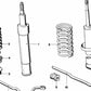 Anillo de rosca con rosca exterior para BMW Serie 5 E12, E28, Serie 6 E24 (OEM 31321130025). Original BMW