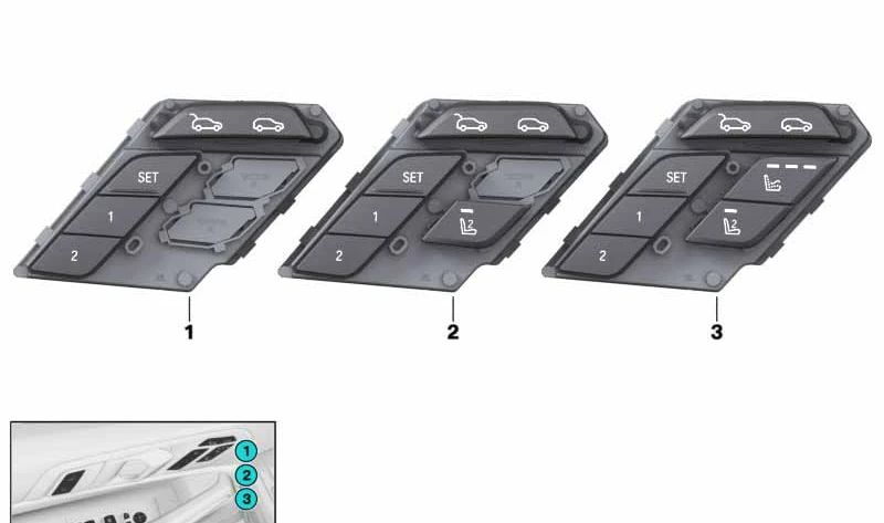 Unidad de Control de Funciones Adicionales del Asiento para BMW X6 F96, G06 (OEM 61319436053). Original BMW