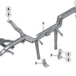 Vis hexagonale avec laveuse OEM 07149237048 pour BMW F20, F21, F22, F23, F87, E90, E91, E92, E93, F30, F31, F34, F80, F32, F33, F36, F82, F83, F07, F10, F10, F F06, F12, F13, F48, F39, I3 (I01), i8 (I12, I15). BMW d'origine.